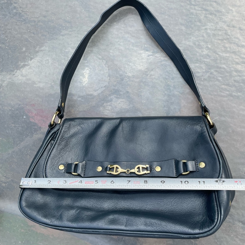 VINTAGE BLUE HANDBAG - Picture 4 of 16